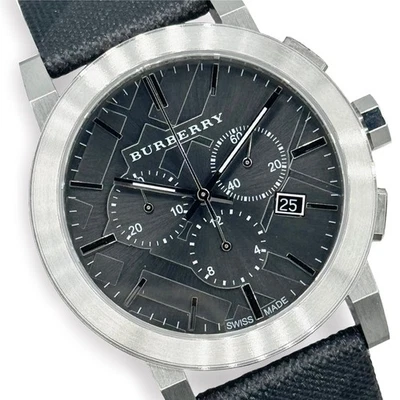 BURBERRY The City BU9359 Stainless Steel Black Dial 42 mm Wristwatch - Image 1 of 4