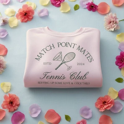 Personalized Tennis Club Sweatshirt For Tennis Team Sweatshirt S-5XL - Image 1 of 4