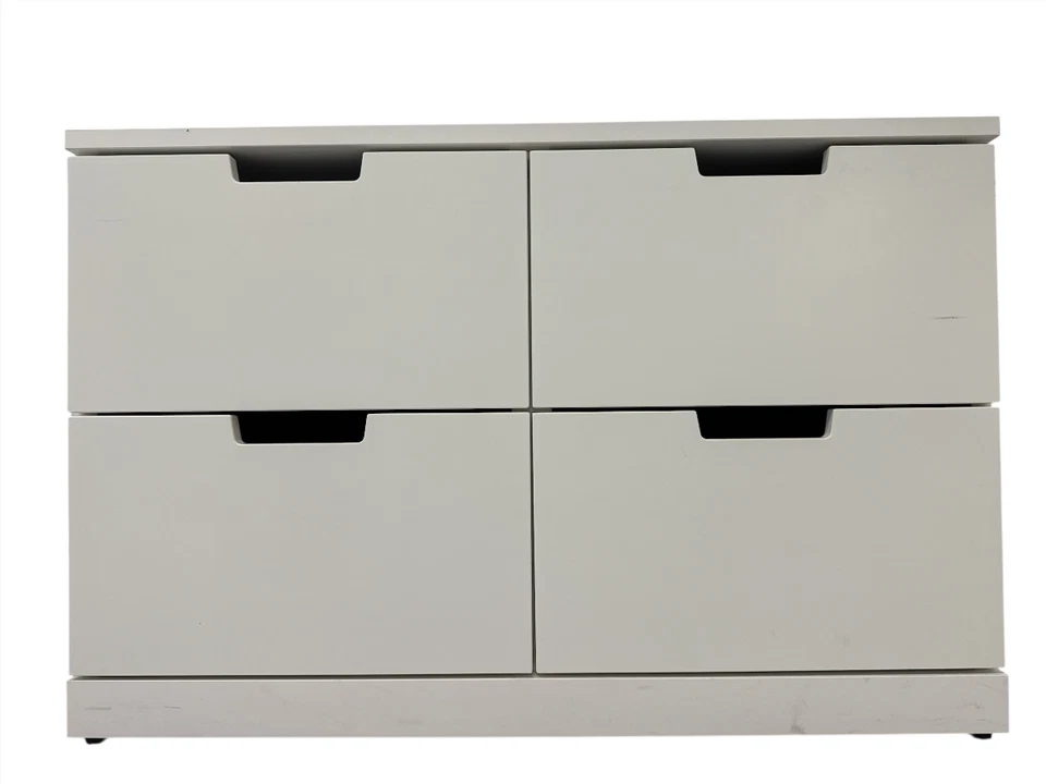New IKEA NORDLI 4-Drawer White Chest Dresser 505.890.78 — 第 1/1 张图片