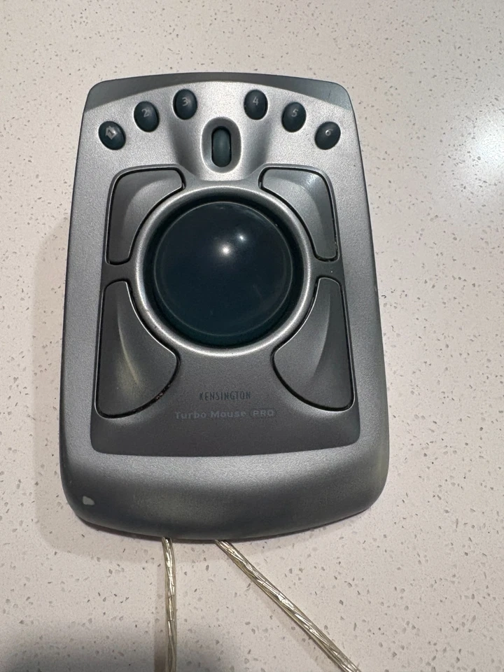 Kensington Turbo Mouse Pro USB Trackball Mouse Tested & Works - Image 1 of 1