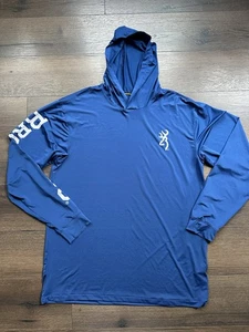 Sudadera con capucha Browning Outdoor Performance Tech para hombre L azul caza - Imagen 1 de 7