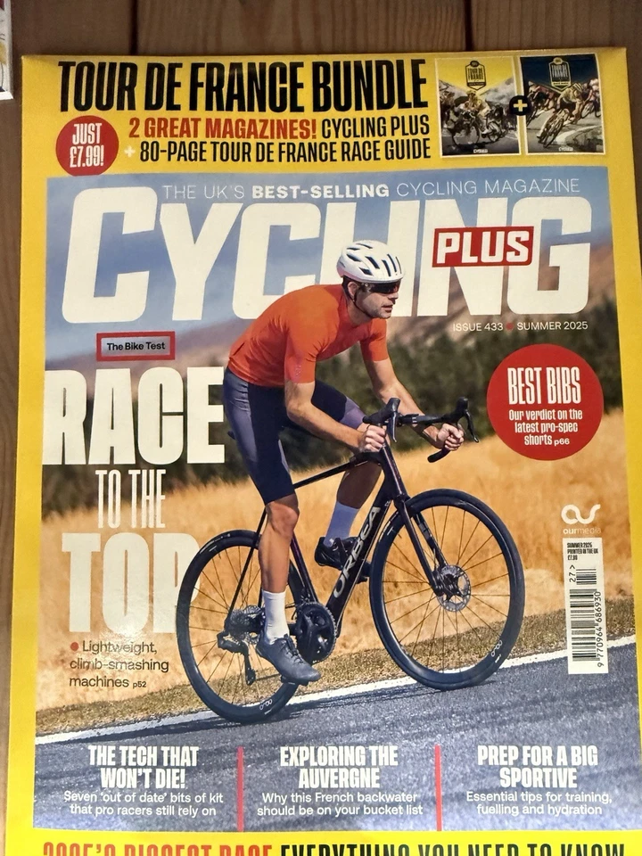 Cycling Plus magazine Summer 2025 Tour De France bundle inc 80 page Tour guide - Image 1 of 1