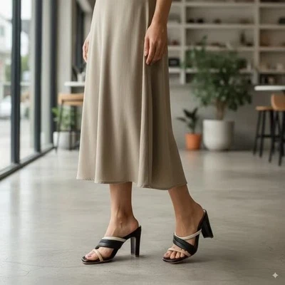 Zapatos de mujer Kaanas Umbria con tiras en contraste negros nuevos sin etiquetas talla 6 verano Foto 1 de 4