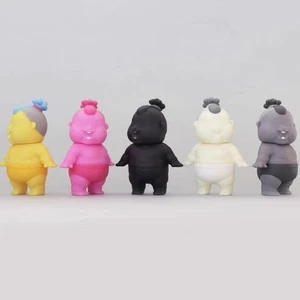 UNBOX JIM DREAMS CHUBBI CHUNK Set (5 Piezas) Vinilo Suave Sofubi Figura Modelo H9CM3.5 pulgadas - Imagen 1 de 2