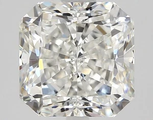 Cert. Diamante estratto naturale taglio radiante GIA 2,05 CT sfuso colore G VVS2 chiarezza - Foto 1 di 2