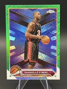 2023-24 Topps Chrome - Shaquille O'Neal #148 Green Topps Refractor - Picture 1 of 2