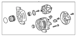 Genuine Toyota Alternator 27060-F0010 - Picture 1 of 2