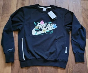 Neu mit Etikett Nike Giannis Freak Dri Fit schwarz Rundhalsausschnitt Größe Small Blumenmuster Standardausgabe - Bild 1 von 11