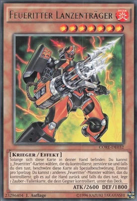 YuGiOh Feueritter Lanzenträger CORE-DE032 Rare NM 1st - Bild 1 von 2