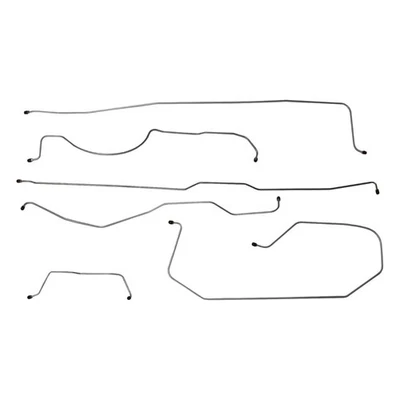 1955-56 雪佛兰 GMC 卡车 1/2 短完整手动鼓刹车线套件 2WD OE — 第 1/4 张图片