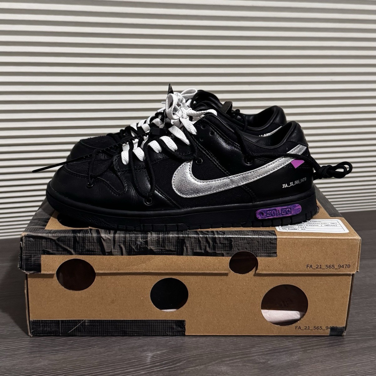 Nike Off-White x Dunk Low Lot 43 of 50 for Sale Nike Off-White x Dunk Low Lot 43 of 50 for Sale