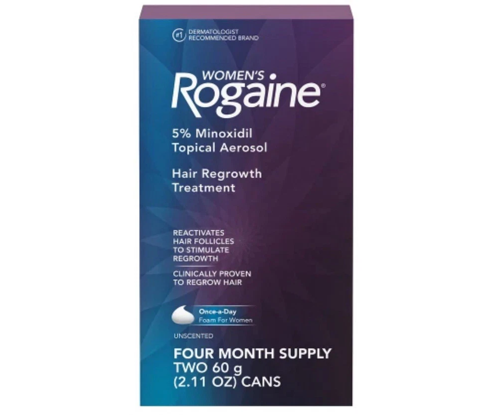 Mujer Rogaine 5% Espuma Regeneración del Cabello 4 Meses Caducidad 01/27 Foto 1 de 1
