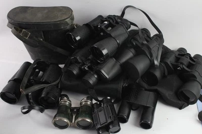 Assorted Vintage Binoculars of Various Brands and Magnifications Job Lot - Image 1 of 4