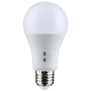 12 Watt A19 LED - Medium Base - CCT Selectable - 120 Volt - White Finish - 12-Pa - Picture 1 of 1