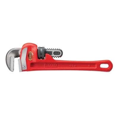 RIDGID 31005 Model 8 Heavy-Duty Straight Pipe Wrench, 8-inch Plumbing Wrench,... - Image 1 of 4