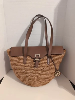 Michael Kors Santorini Bag Woven Raffia And Leather Extra large - Image 1 of 4