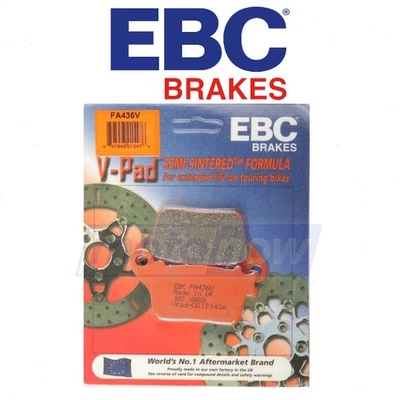 EBC Rear Semi-Sintered V Brake Pads for 2009-2020 Honda CBR600RR ABS - Brake wf - Imagem 1 de 4