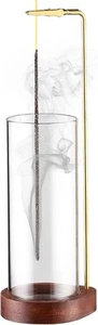Incense Holder Insence- Stick Holder [Anti-Ash Flying] with Removable Glass - Picture 1 of 7