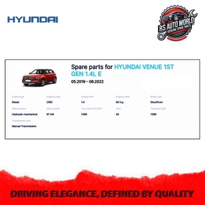 Hyundai Genuine rear Tail light left & right side for venue 1st gen 2019 2022 - Picture 1 of 1