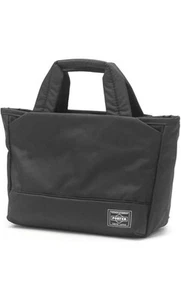 Porter Mousse XS Tote Bag Black Leather Compact Used JAPAN - Picture 1 of 8