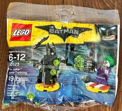 LEGO Batman Película El Guasón Entrenamiento de Batalla Nuevo Sellado Retirado Set Bolsa O1 Foto 1 de 2