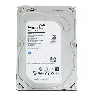 Seagate 5TB Hard Disk HDD 3.5" SATA 3 5900RPM DVR NAS PC Server 128MB Cache - Image 1 of 4
