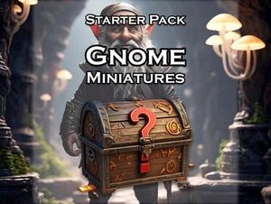 Box of Gnome Miniatures! | Starter Pack | Dungeons and Dragons | Pathfinder | Ta - Imagen 1 de 7