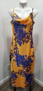 Abito donna All Saints Hardley stampa floreale slip spaghetti taglia 10 $229 nuovo senza etichette - Foto 1 di 7