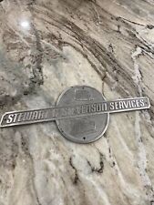 STEWART & STEVENSON Services SIGN PLAQUE Emblem Military 11 1/2”