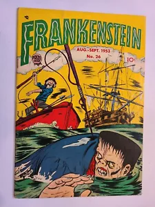 FRANKENSTEIN # 26 PRIZE PUBLICATIONS 1953 - Picture 1 of 5