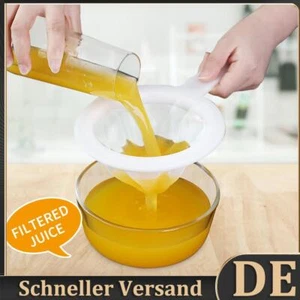400 Mesh Ultra Fine Mesh Sieb mit Griff Kunststoff Mesh Sieb Küchenwerkzeug DE - Bild 1 von 7