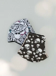 Hecho en EE. UU. SUAVE UNISEX AZÚCAR CALAVERA REUTILIZABLE ALGODÓN NARIZ COMPLETA MODA MÁSCARA FACIAL - Imagen 1 de 3