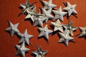 Rangsterne Dienststerne Silber Stern Offizier rank star UdSSR Rote Armee Sowjet - Picture 1 of 6
