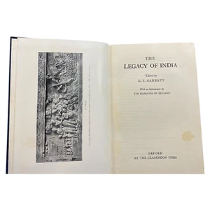 The Legacy of India G.T. Garratt 1962 Hardcover History Oxford Press Vintage - Picture 1 of 12