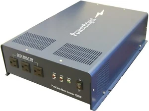 APS1500 PowerBright 1500 W 12v DC to 110v AC Pure Sine Power Inverter - Picture 1 of 1