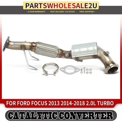 Convertidor catalítico delantero para Ford Focus 2013 2014 2015 2016-2018 L4 2,0 L Foto 1 de 4