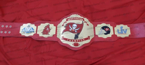 Lasco's Tampa Bay Buccaneers American World Football Championship Title Belt Cover