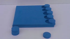 Insertos de cuello protector de clonación de raíces de neopreno azul de 2" pulgadas - paquete de 100 azul - Imagen 1 de 1
