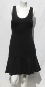 98 $ Banana Republic Ponte Strickkleid Fit and Flare Reißverschluss hinten schwarz US S 6 NEUWERTIG - Bild 1 von 5