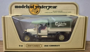 Y 13 1918 Crossley Carlsberg Models of Yesteryear Matchbox mit I Box - Bild 1 von 2