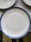 4-Pfaltzgraff SKY Dinner Plate 515488 Dark/Light Blue Concentric Rings 10