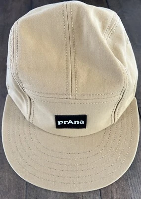 NUEVO gorra de ala plana prAna Foothills unisex adulto bronceado caminata correa precio de venta sugerido por el fabricante $39 Foto 1 de 4