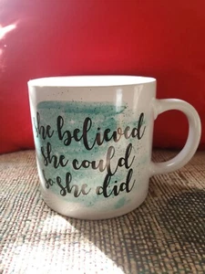 CAPELLI NEW YORK "She Believed, She Could, So She Did" Inspirierende Kaffeetasse - Bild 1 von 1
