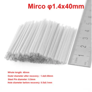 Mirco OD1.4mm Fiber optic Fusion Splice Protection Sleeve Tube 40mm 1000PCS - Picture 1 of 6