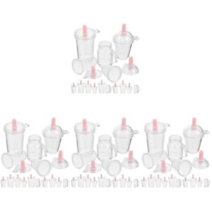  200 Pcs Mini Food Cup Coffee Cups Ice Cream Charms Nail Art Decoration Earrings