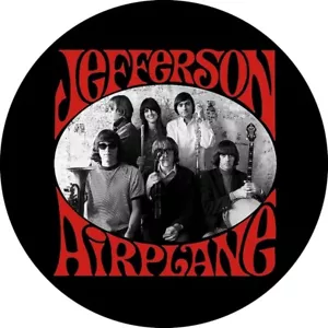 Chapa/Badge Jefferson Airplane . pin button west coast psych hippie grace slick - Imagen 1 de 2