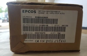 EPCOS B32620A682K 0.0068UF 10% FILM CAPACITORS QTY: 750 (U6.3B4) - Imagen 1 de 1