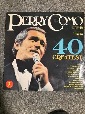 PERRY COMO - 40 GREATEST - 1975 - DOUBLE VINYL LP - Image 1 of 3