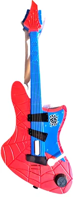 Spider-Man Across the Spider-Verse Spider-Punk Web Blast Toy Guitar, Missing Web - Image 1 of 2