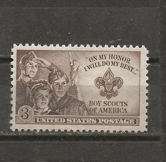 US # 995 3c Boy Scouts Mint Hinged************* - Image 1 of 1